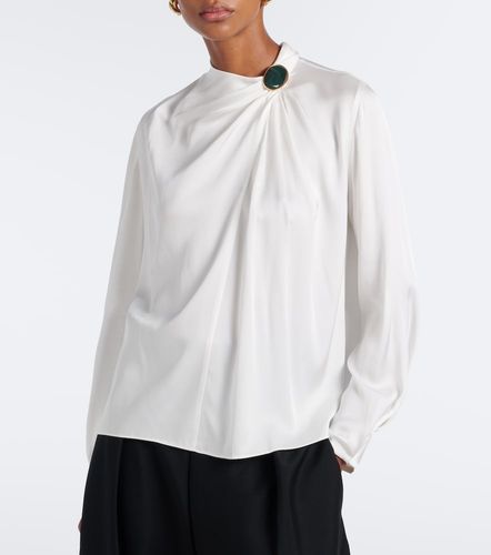 Blouse en satin de soie mélangée - Vince - Modalova