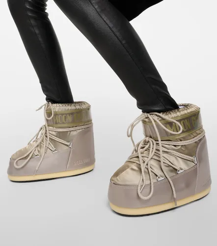Bottines après-ski Icon Low Glance en satin - Moon Boot - Modalova