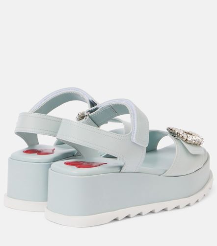 Sandales compensées en cuir - Roger Vivier - Modalova