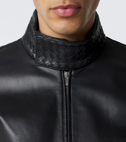 Blouson en cuir Intrecciato - Bottega Veneta - Modalova