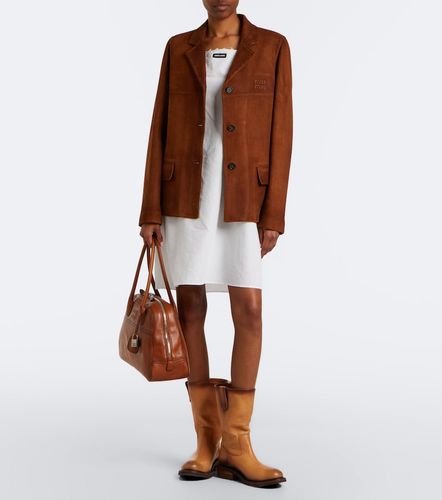 Miu Miu Veste en daim - Miu Miu - Modalova