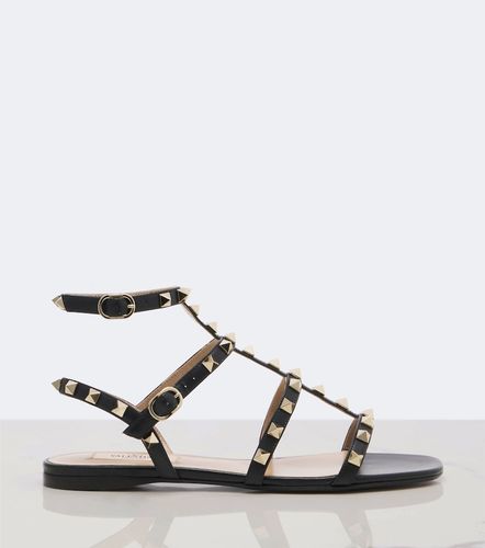 Sandales Rockstud en cuir - Valentino Garavani - Modalova