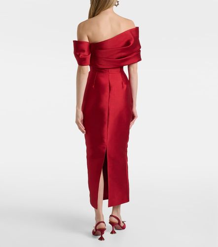 Robe de cocktail Mirla en satin à encolure bardot - Solace London - Modalova