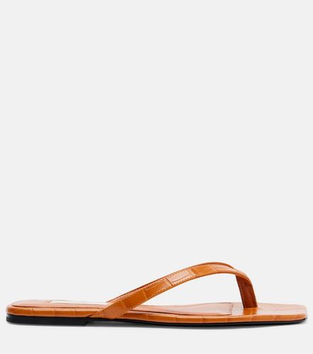 Toteme Tongs en cuir embossé - Toteme - Modalova