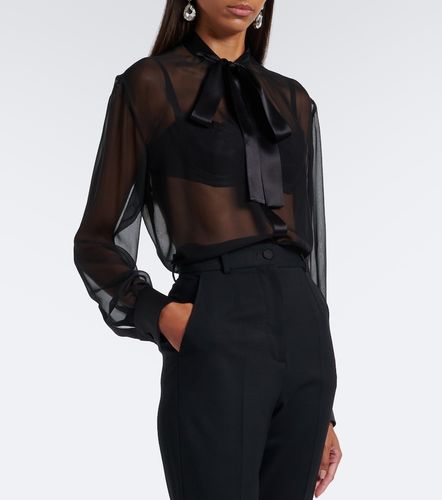 Blouse transparente en soie - Dolce&Gabbana - Modalova