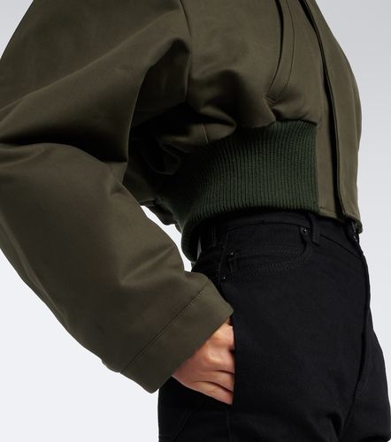 Veste courte à capuche en coton - Balenciaga - Modalova
