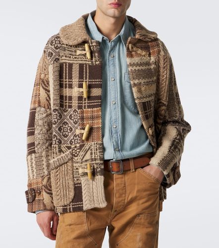 RRL Cardigan en laine, lin et soie - RRL - Modalova