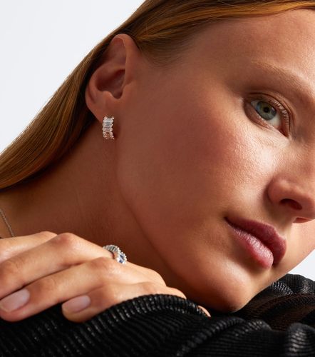 Boucles d'oreilles Baguette Love en or blanc 18 ct et diamants - Bucherer Fine Jewellery - Modalova