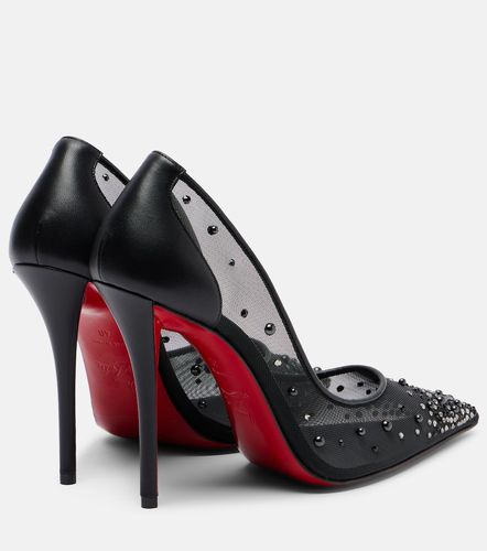 Escarpins Miss Z 100 en résille à ornements - Christian Louboutin - Modalova