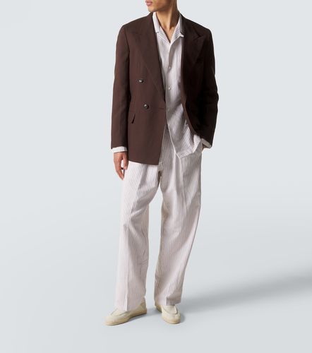 Pantalon droit Julian en coton et soie - Umit Benan - Modalova