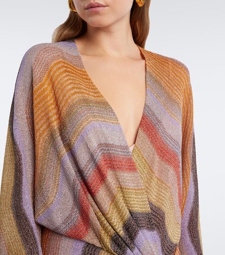 Robe longue en lamé à imprimé - Missoni - Modalova