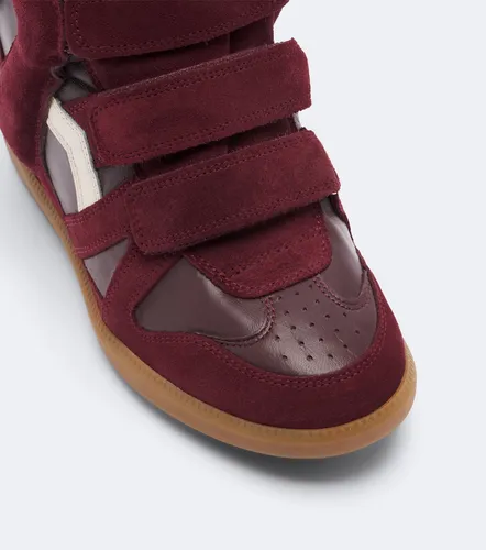 Baskets compensées Bekett en cuir et daim - Isabel Marant - Modalova