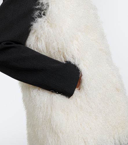 Veste sans manches en shearling - Yves Salomon - Modalova