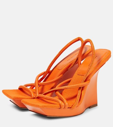 Sandales compensées Rosie 39 en cuir - Gia Borghini - Modalova