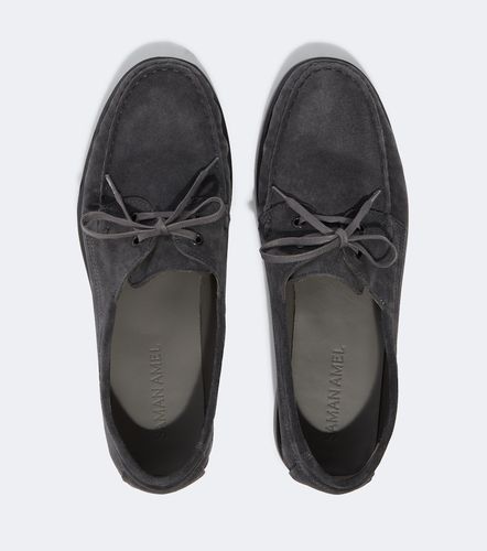 Chaussures bateau City Moc en daim - Saman Amel - Modalova