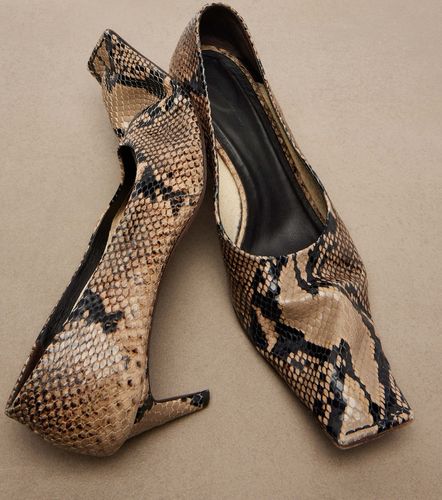 Escarpins Marlene en cuir façon serpent - Khaite - Modalova