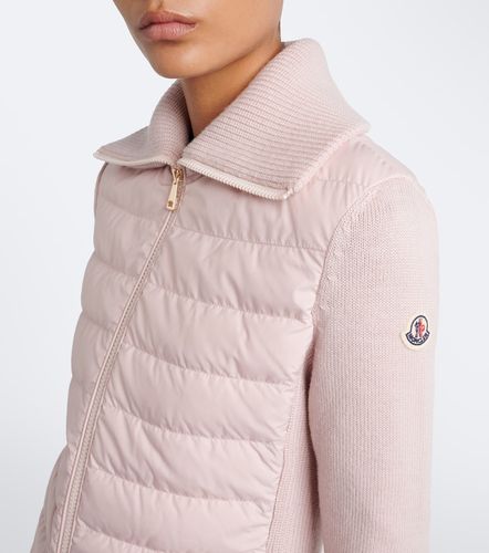 Moncler Cardigan en laine vierge - Moncler - Modalova