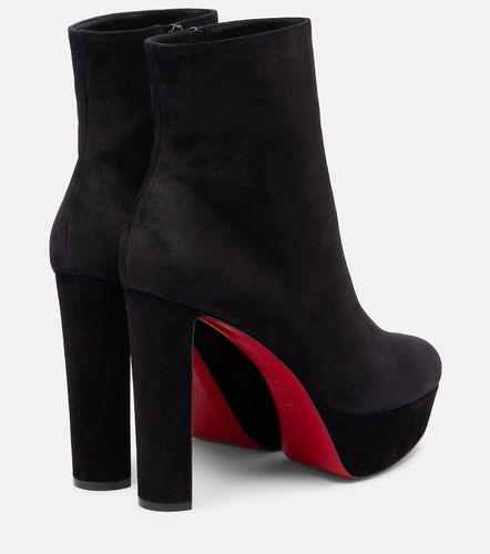 Bottines Loo Booty 130 en daim - Christian Louboutin - Modalova