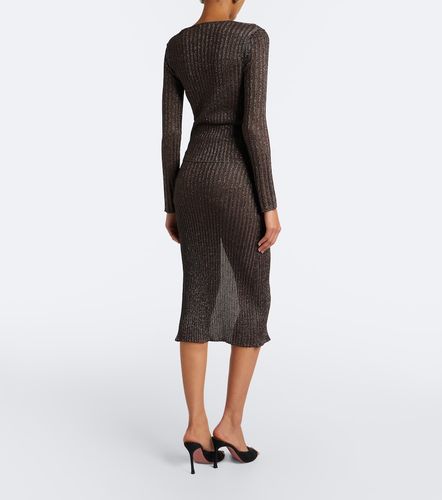 Jupe midi en lamé à rayures - Missoni - Modalova