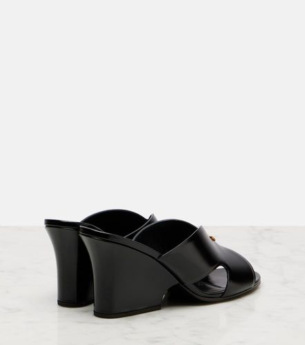 Mules compensées Vera 80 en cuir - Loro Piana - Modalova