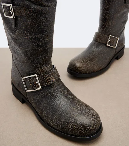 Jimmy Choo Bottes Biker en cuir - Jimmy Choo - Modalova