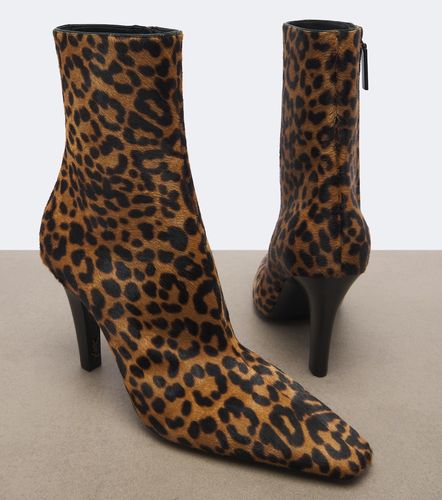 Bottines Jill en cuir façon poulain - Saint Laurent - Modalova
