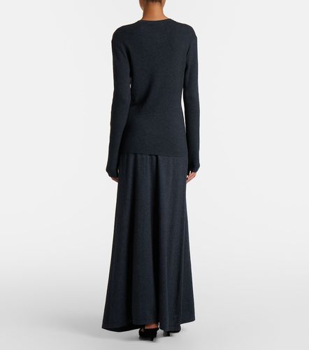Jupe midi Adrienne en coton et cachemire - Lisa Yang - Modalova