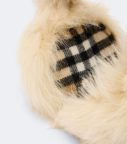 Cache-oreilles en shearling - Burberry - Modalova