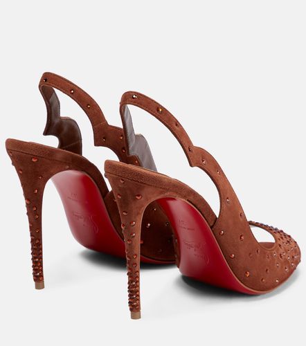 Sandales Nudes Degrachick en daim - Christian Louboutin - Modalova