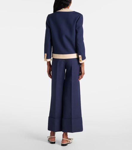 Veste brodée en laine et soie - Valentino Garavani - Modalova