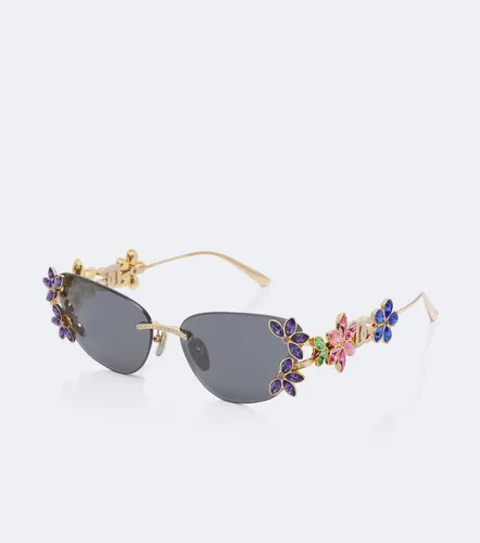 Lunettes de soleil œil-de-chat DG Crystals - Dolce&Gabbana - Modalova