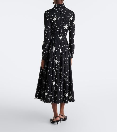 Robe chemise en soie mélangée à imprimé - Dolce&Gabbana - Modalova