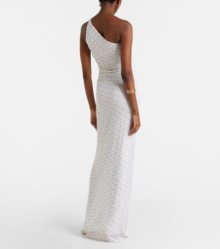 Robe longue asymétrique en lamé - Missoni - Modalova