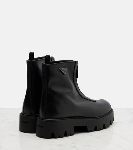Prada Bottines à plateau en cuir - Prada - Modalova