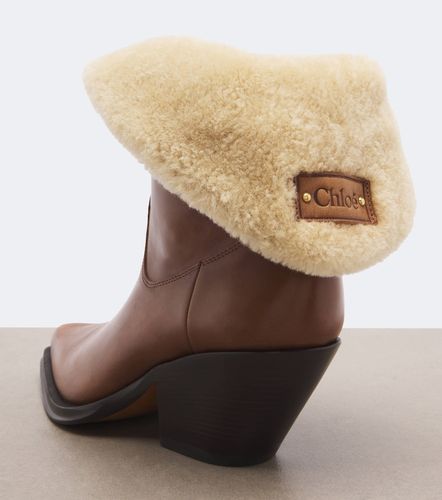 Chloé Bottines Azelan en shearling - Chloe - Modalova