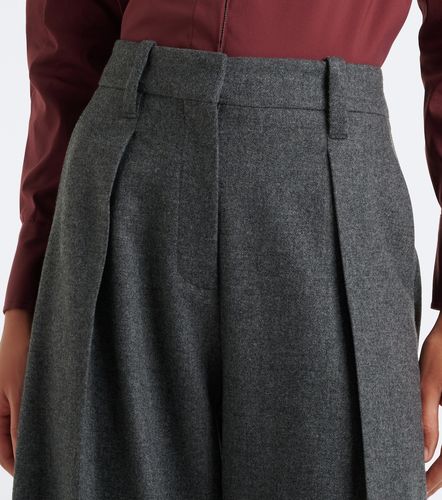 Pantalon ample Monili en laine et cachemire - Brunello Cucinelli - Modalova