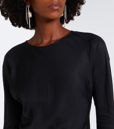 Robe midi en laine, soie et cachemire - Dries Van Noten - Modalova