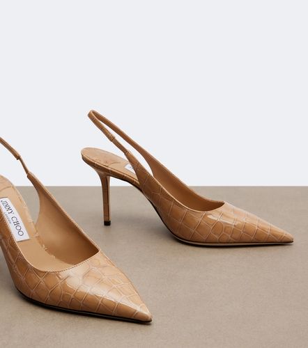 Escarpins slingback Love en cuir façon crocodile - Jimmy Choo - Modalova
