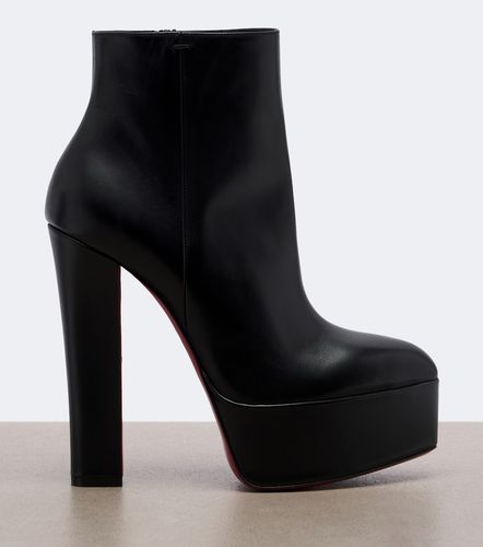 Bottines Jenna à plateau en cuir - Christian Louboutin - Modalova