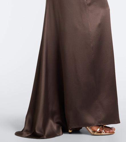 Robe longue en satin de soie - Max Mara - Modalova