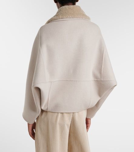 Veste en laine et cachemire à finitions en shearling - Brunello Cucinelli - Modalova