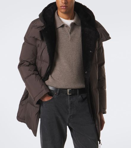 Manteau doudoune à capuche - Yves Salomon - Modalova