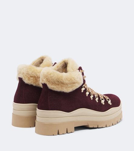 Bottines Arosa en daim et shearling - Bogner - Modalova