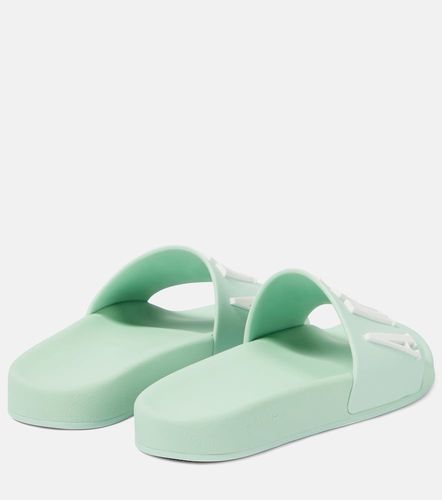 Amiri Mules en caoutchouc à logo - Amiri - Modalova