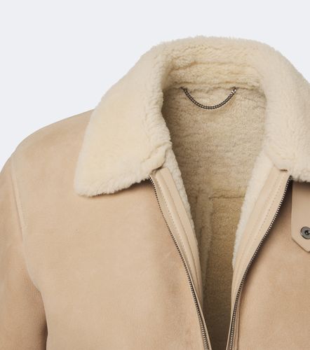 Veste blouson en daim et shearling - Canali - Modalova