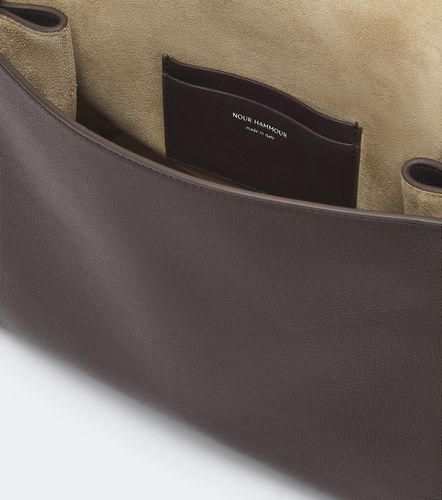 Sac porté épaule Amal Mini en cuir - Nour Hammour - Modalova