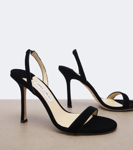Sandales slingback Jenn en velours - Jimmy Choo - Modalova