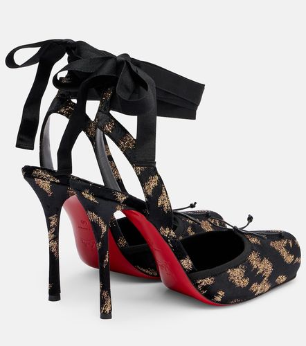 Escarpins Cassia 100 en velours et lamé - Christian Louboutin - Modalova