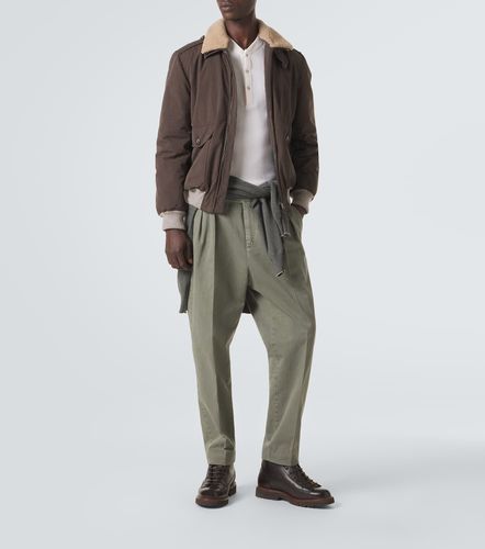 Top Henley en coton et cachemire - Brunello Cucinelli - Modalova