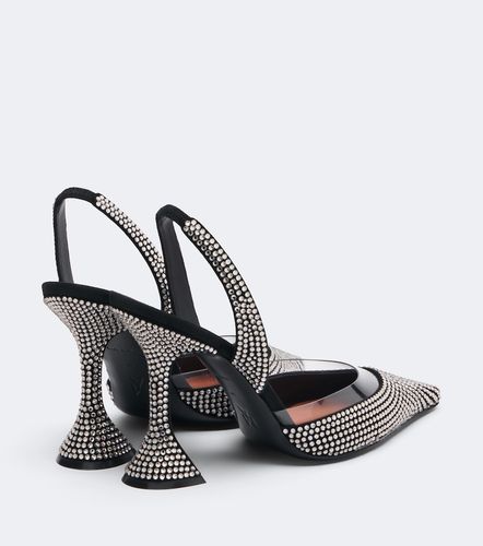 Escarpins slingback Lara en daim - Amina Muaddi - Modalova